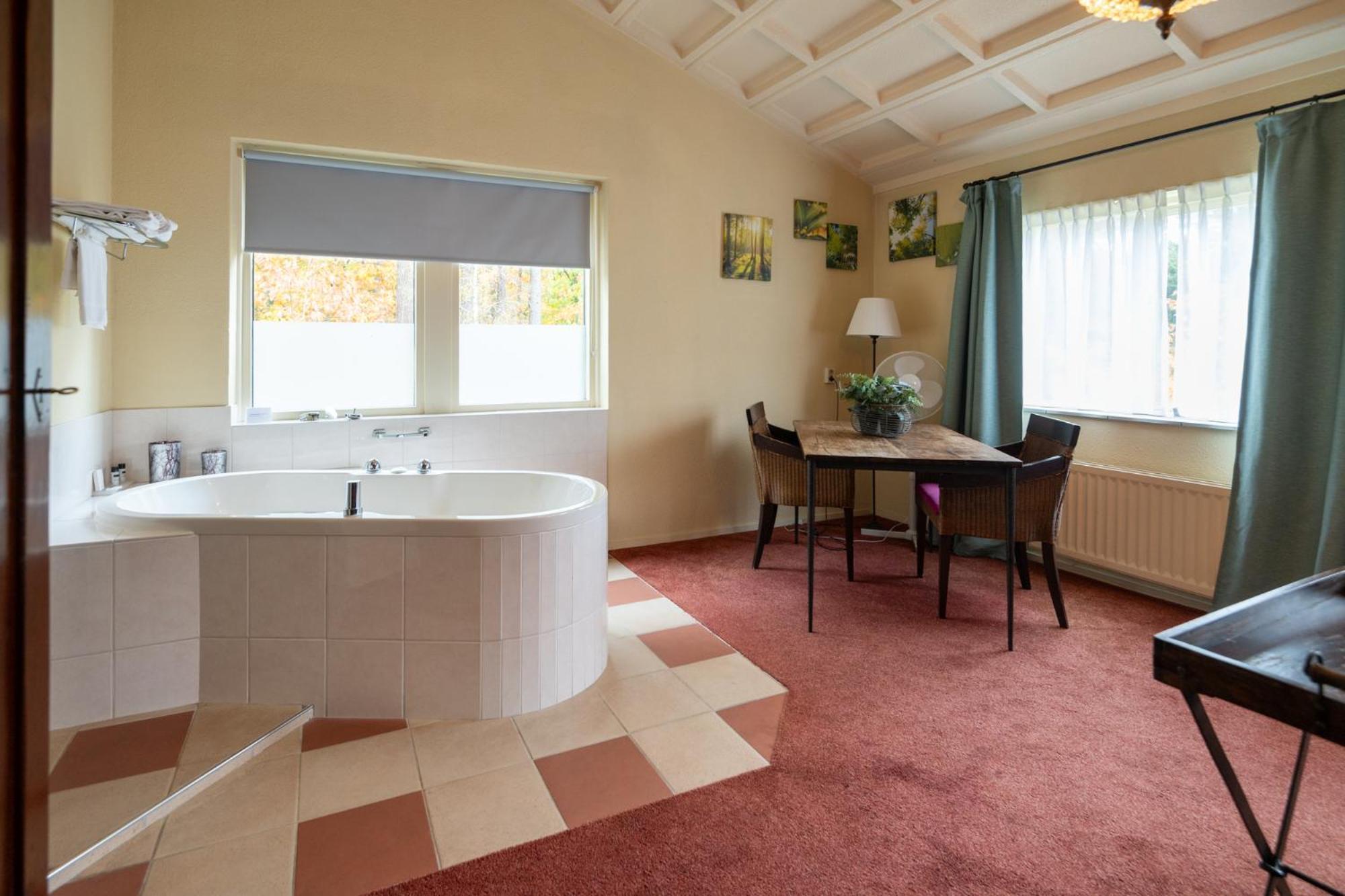 Luxe double room bathtub